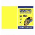 Кольоровий папір BUROMAX NEON жовтий А4 80г/м² 20 аркушів ( BM.2721520-08 )