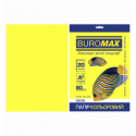 Цветная бумага BUROMAX NEON желтая А4 80г/м² 20л (BM.2721520-08)