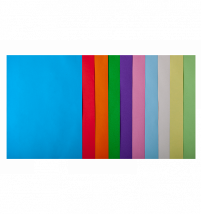Кольоровий папір BUROMAX PASTEL+INTENSIVE асорті А4 80г/м² 50 аркушів ( BM.2721650-99 )