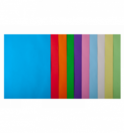 Кольоровий папір BUROMAX PASTEL+INTENSIVE асорті А4 80г/м² 50арк (BM.2721650-99)