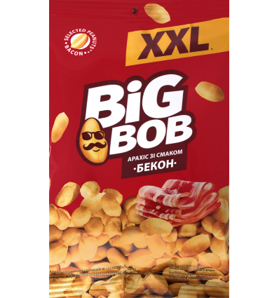 Арахис Big Bob XXL со вкусом бекона жареный соленый 170г