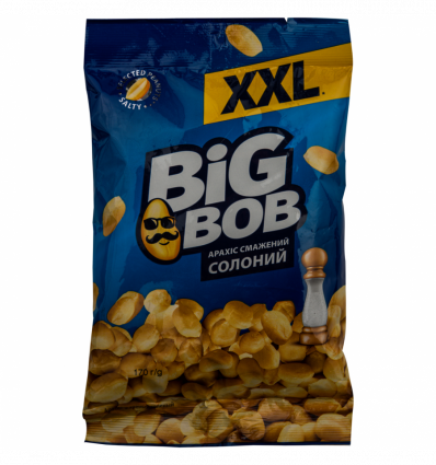 Арахіс Big Bob XXL смажений солоний 170г