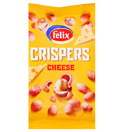 Арахис Felix Crispers в хрустящей оболочке вкус сыра 140г