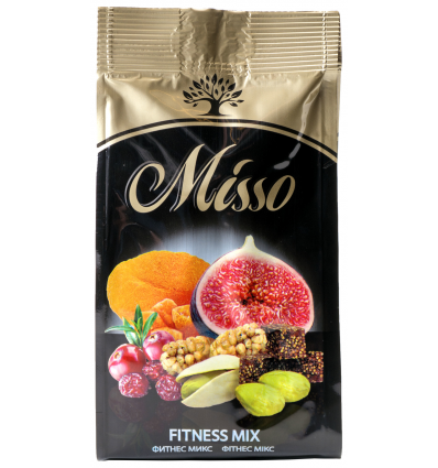 Ассорти Misso Fitness Mix ягод сушеных и ядер фисташки 125г