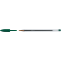 Шариковая ручка BIC Cristal зеленая 0.32мм