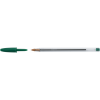 Шариковая ручка BIC Cristal зеленая 0.32мм