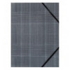 Папка на резинках Axent 1509-17-A, А4+, Tartan Gray