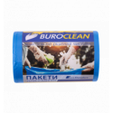 Пакети для сміття 35л/100 шт, сині, 500х600мм, 8мкм BuroClean EuroStandart
