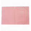 Папка на резинках FAVOURITE, PASTEL, А4, розовая