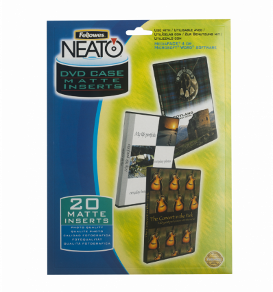 Вкладки матові NEATO в коробки Simline для CD/DVD дисків