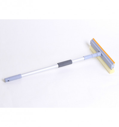 Швабра для мытья окон, губка 25см, алюминиевая ручка телескоп, 60-98см