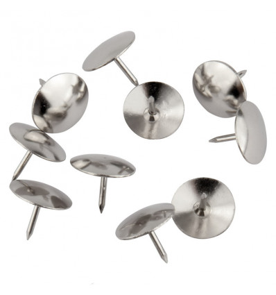 Кнопки никелированные Axent 4201-A, 50 штук