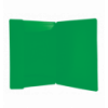 Папка на гумках, JOBMAX, А4, непрозор. пластик, зелена