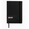 Блокнот діловий BRIEF, L2U, А5, 96 арк., нелінов., чорний, шт.шкіра ( BM.295004-01 )