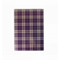 Блокнот на пружине сверху SHOTLANDKA, А4, 48 л., клетка, фиолетовый
