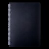 Тетрадь для записей CLASSIC, А4, 80 л., клетка, пласт. обл., черная ( BM.2446-001і )