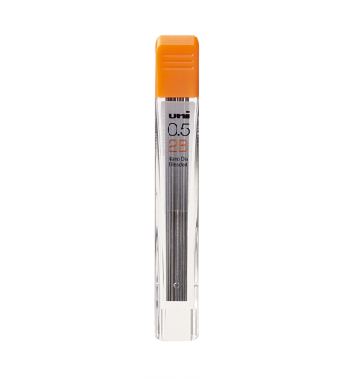 Стержни к механическим карандашам NANO DIA, 2B,0.5 мм