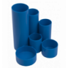Подставка пластиковая канцелярская, синий