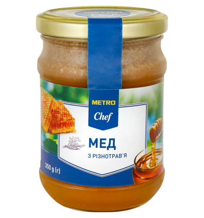 Мед Metro Chef натуральный с разнотравья 350г