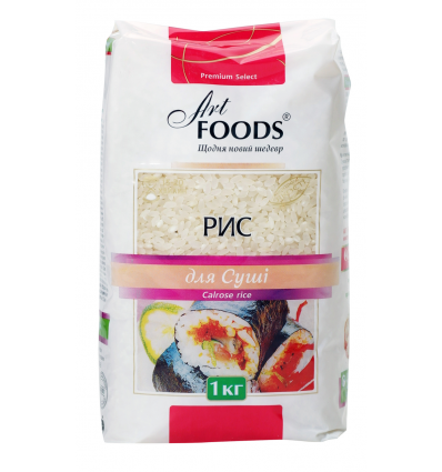 Рис Art Foods для суші шліфований 1кг