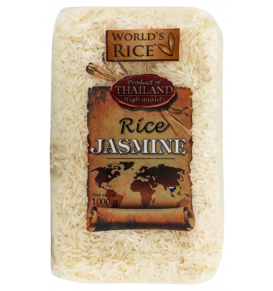 Рис World`s Rice жасмін 1кг
