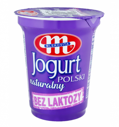 Йогурт Mlekovita безлактозний 3% 350г