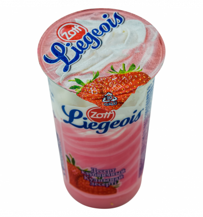 Десерт молочний Zott Liegeois полуничний 2,4% 175г
