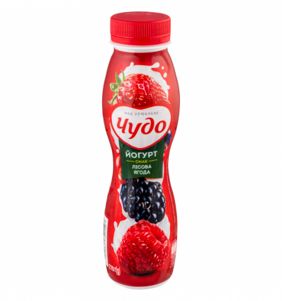 Йогурт Чудо лісова ягода питний 2,5% 270г