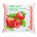 Йогурт Яготинський с ароматом клубники 1,5% 400г