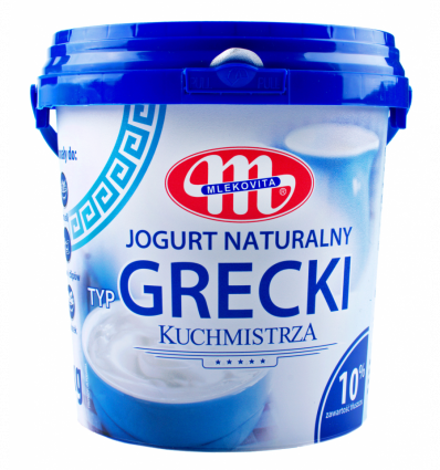 Йогурт Mlekovita Греческий натуральный 10% 1кг