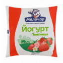 Йогурт Молочар Клубника 1% 400г