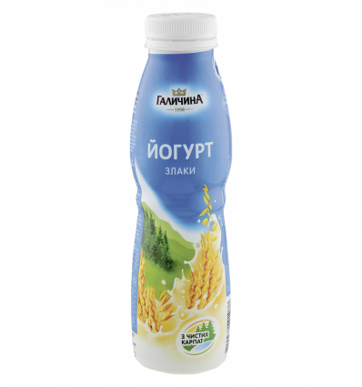 Йогурт Галичина Карпатский злаки питьевой 2,2% 300г