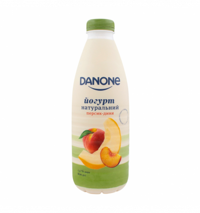 Йогурт Danone Персик-дыня питьевой 1.5% 800г
