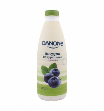 Йогурт Danone Черника питьевой 1.5% 800г