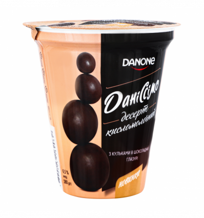 Десерт Даніссімо з кульками в шоколадній глазурі 6.5% 280г