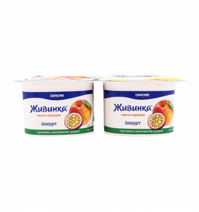 Йогурт Живинка персик-маракуйя 1,5% 115г*4шт 460г