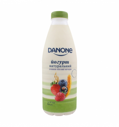 Йогурт Danone Злаки-лесные ягоды питьевой 1.5% 800г