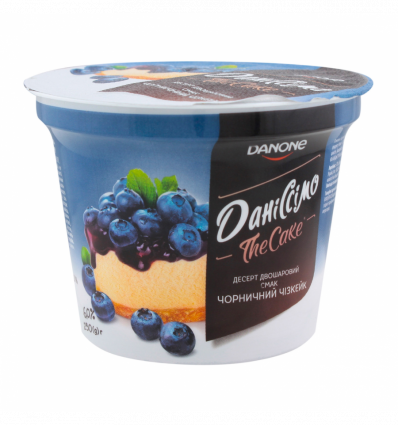 Десерт кисломолочный Даніссімо Черничный чизкейк 6% 230г