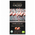 Шоколад Cachet Organic с карамелью и солью молочной 100г