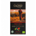 Шоколад Cachet Organic с лесными ягодами черный 100г