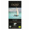 Шоколад Cachet Organic с морской солью черный 100г