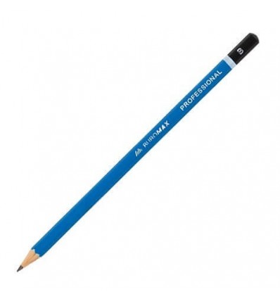 Набір креслярських олівців B, 12шт. BM.8553
