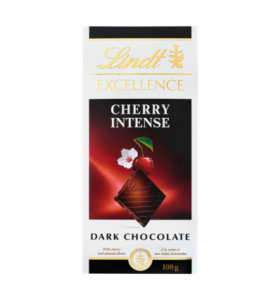 Шоколад Lindt Excellence Cherry Intense черный 100г