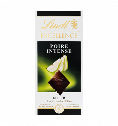 Шоколад Lindt Excellence Poire Intense черный 100г