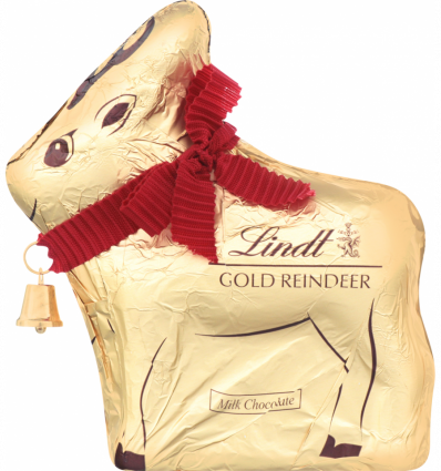 Шоколад Lindt Gold reindeer молочний 100г