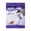 Шоколад Milka Mini Snow Balls молочний в формі кулі 100г