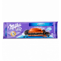 Шоколад Milka Oreo молочний з начинкою ваніль та печиво 300г