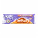 Шоколад Milka Toffee Wholenut с лесным орехом и карамелью 300г