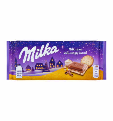 Шоколад Milka молочний з печивом Oreo Golden 100г