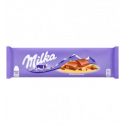 Шоколад Milka молочный с целым миндалем 185г